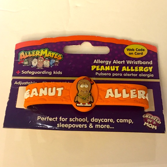 NEW: PEANUT ALLERGY BRACELET- MEDICAL BRACELET - Picture 1 of 6